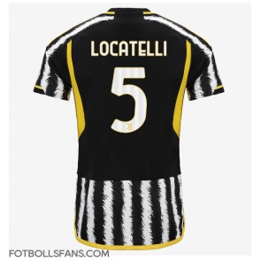 Juventus Manuel Locatelli #5 Replika Hemmatröja 2023-24 Kortärmad
